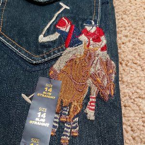 Slim straight Jeans U.A. polo assn. Size 14